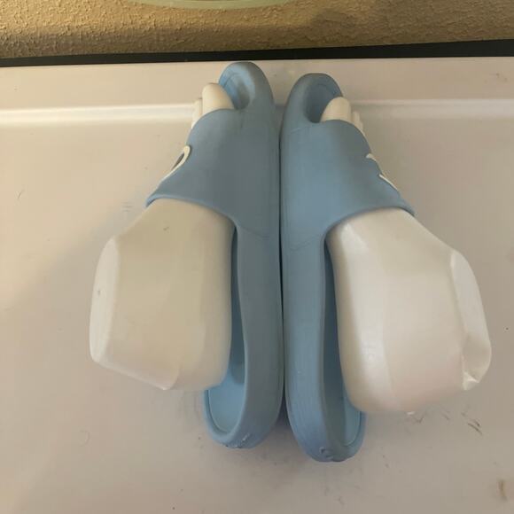 Unisex Slides Champion Sandals Women Size 9 Boys 7 Mint Light Blue - Picture 4 of 6